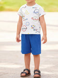 Children's Printed Tee & Shorts Set