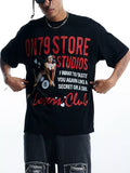 Men's Graphic Round Neck Short Sleeve T-Shirt