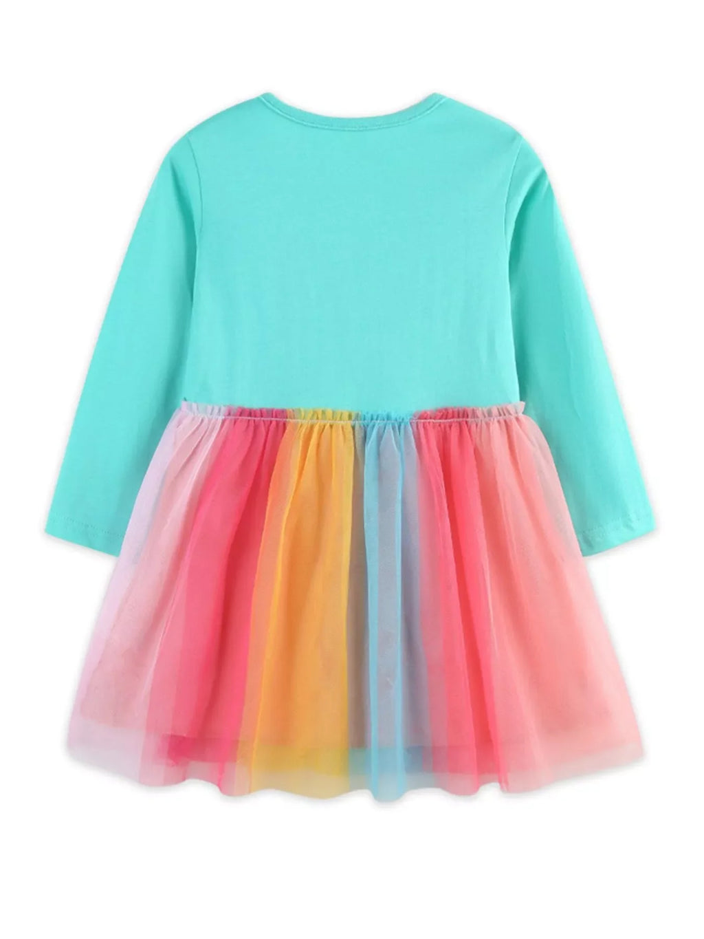 Children's Unicorn Rainbow Tulle Dress