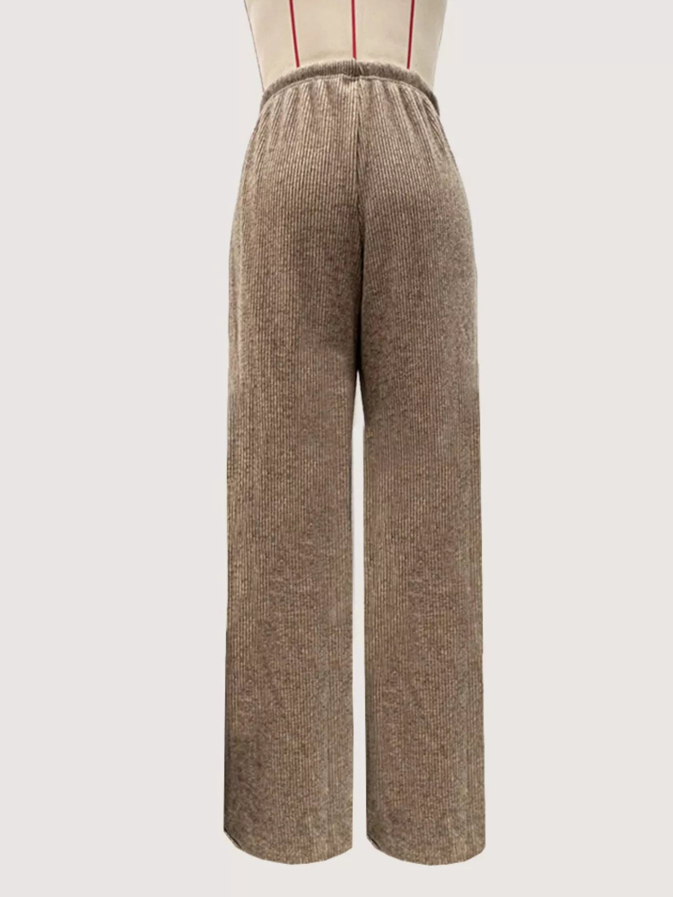 Drawstring Wide Leg Pants