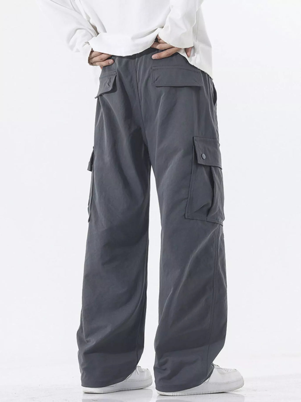 Men's Full Size Loose Fit Cargo Pants Plus Size