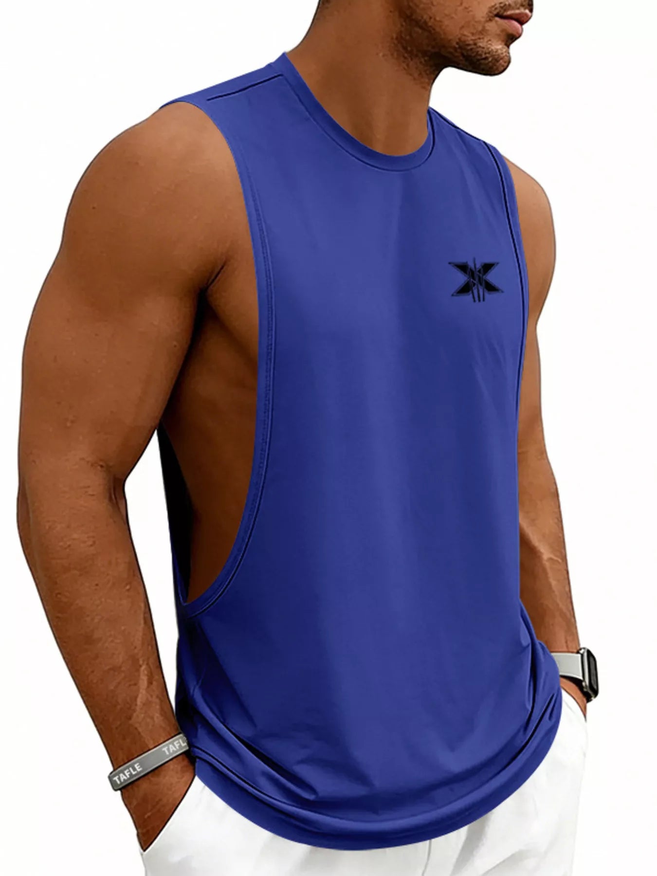 Men's Full Size Round Neck Tank Plus Size