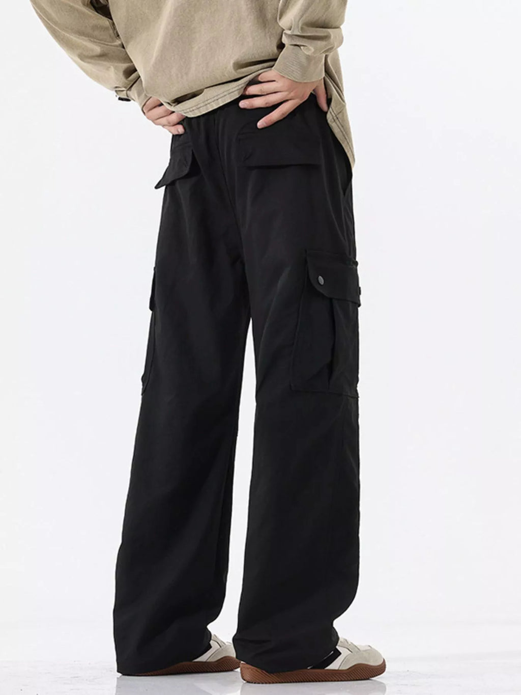 Men's Full Size Loose Fit Cargo Pants Plus Size
