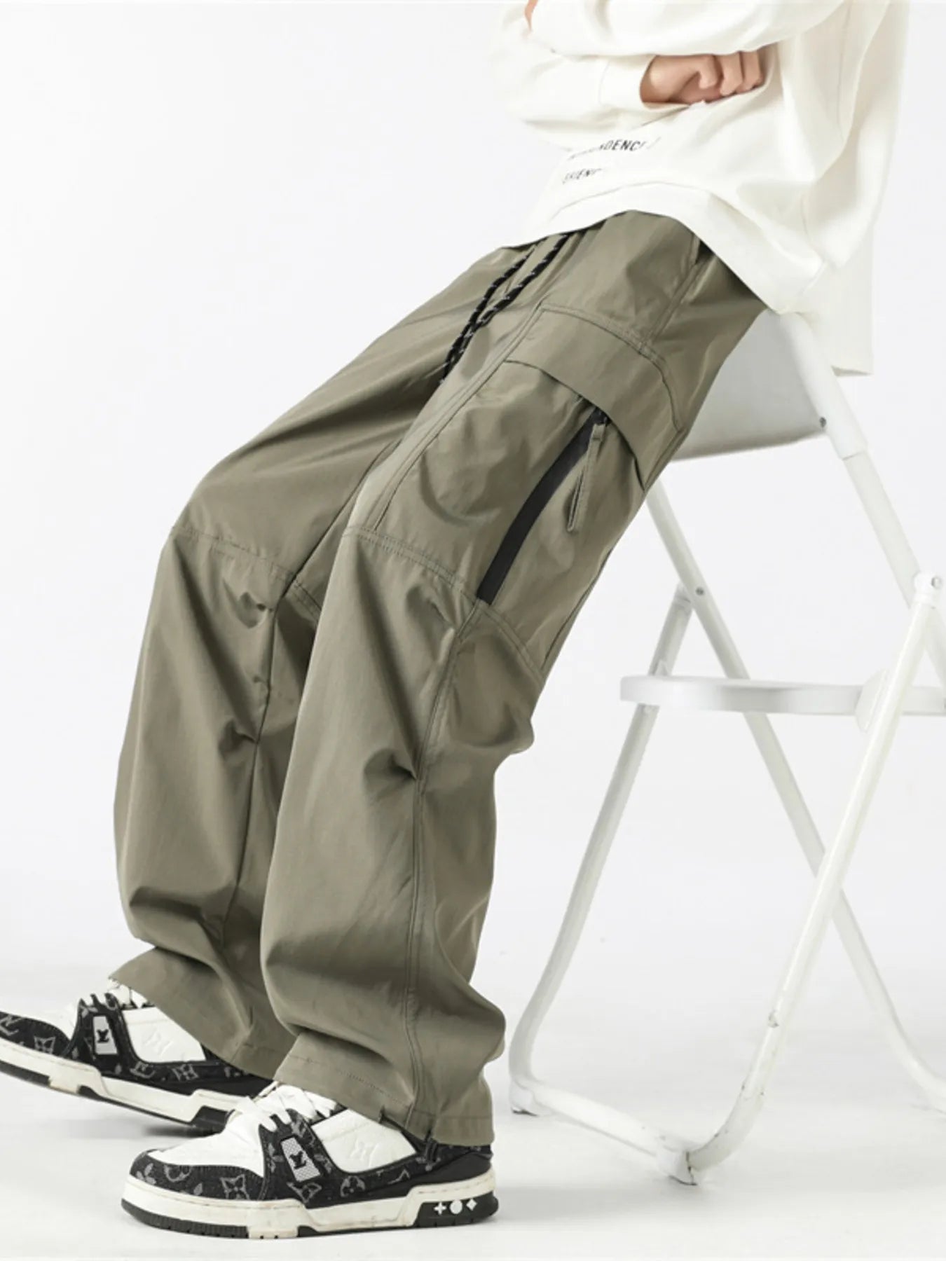 Men's Plus Size Loose Fit Cargo Pants