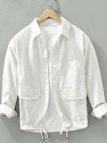Men's Plus Size Button Up Long Sleeve Shirt