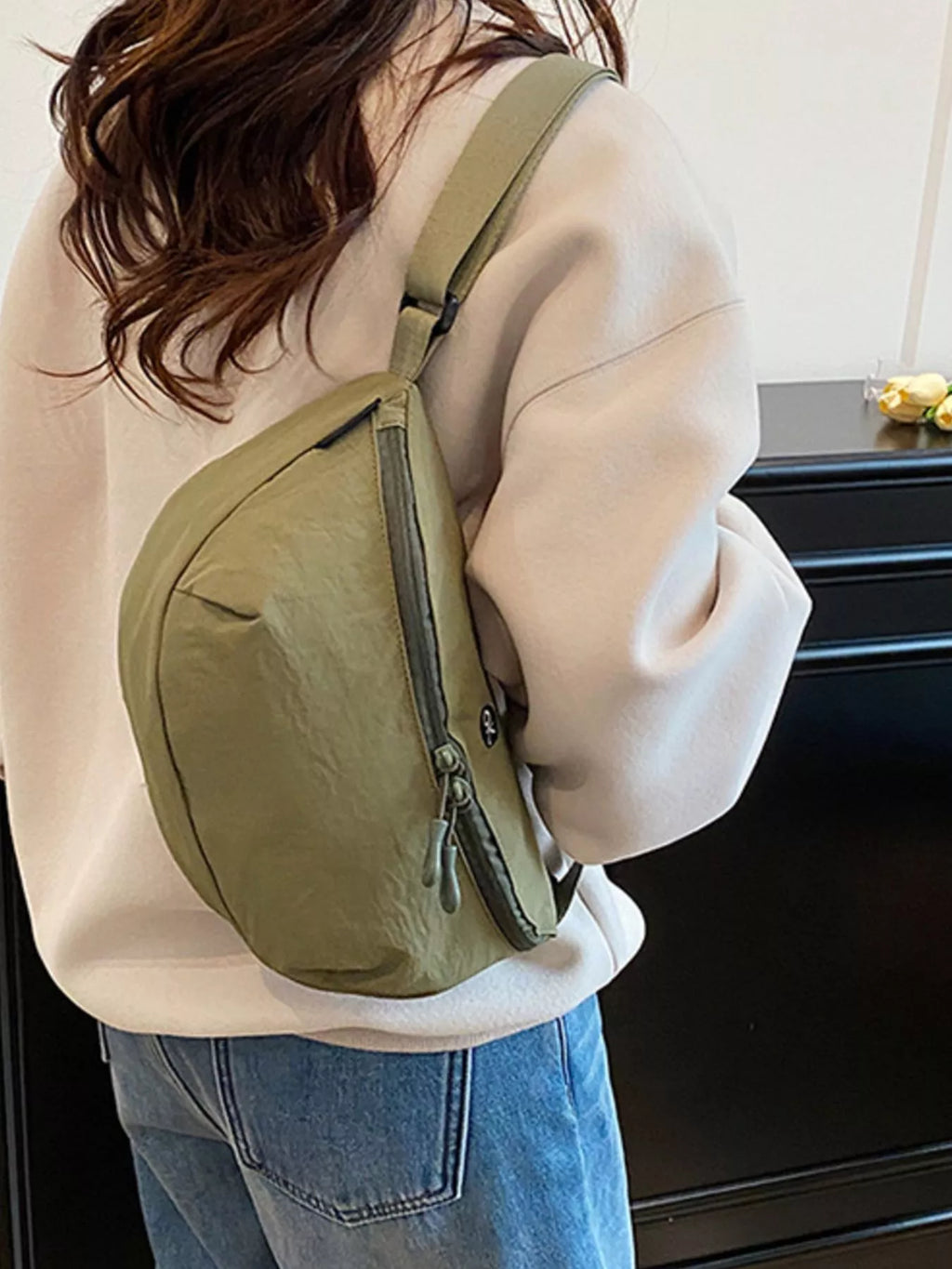 Lightweight Canvas Sling Bag