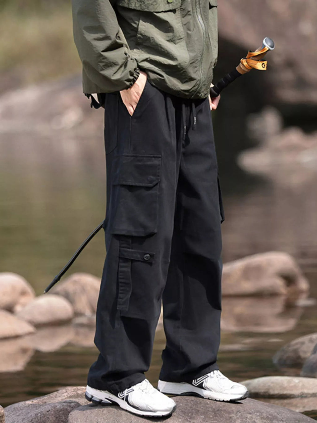 Men's Plus Size Relaxed Fit Cargo Pants