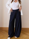 High-Waisted Wide-Leg Pants