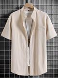 Men's Button Up Short Sleeve Shirt