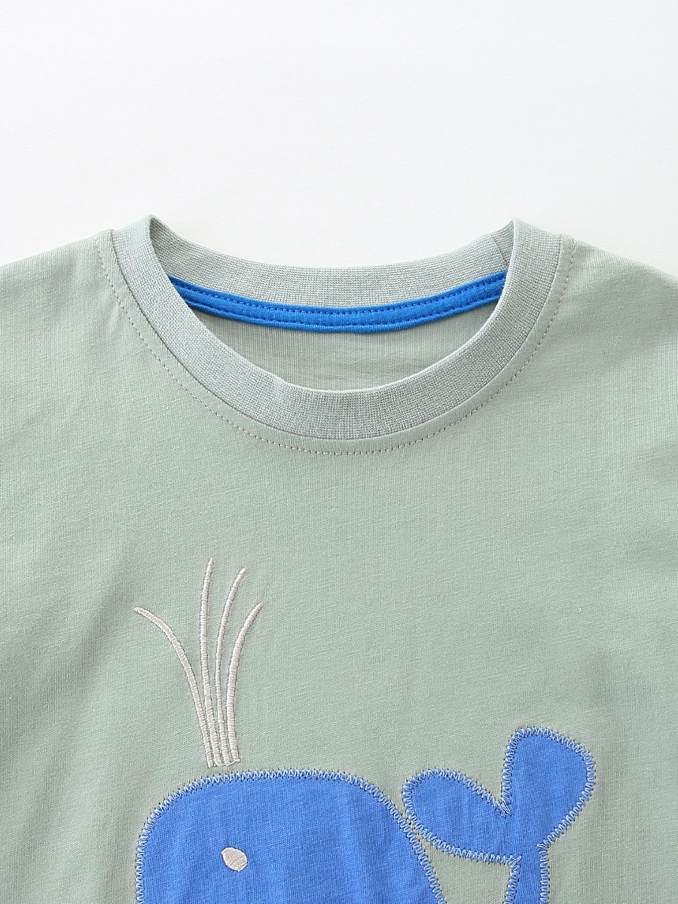 Children's Ocean Vibes Whale Embroidered Tee and Shorts Set