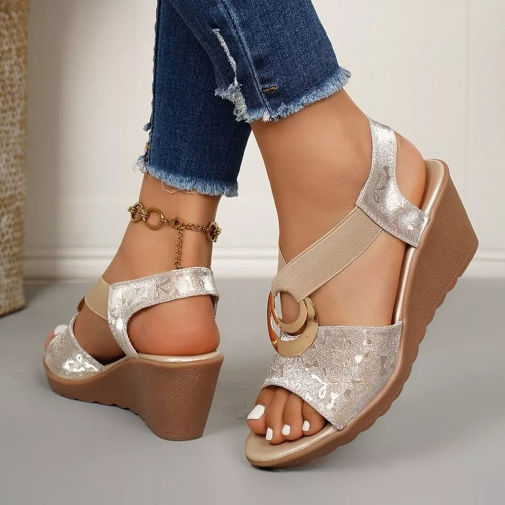 Open Toe Wedge Sandals