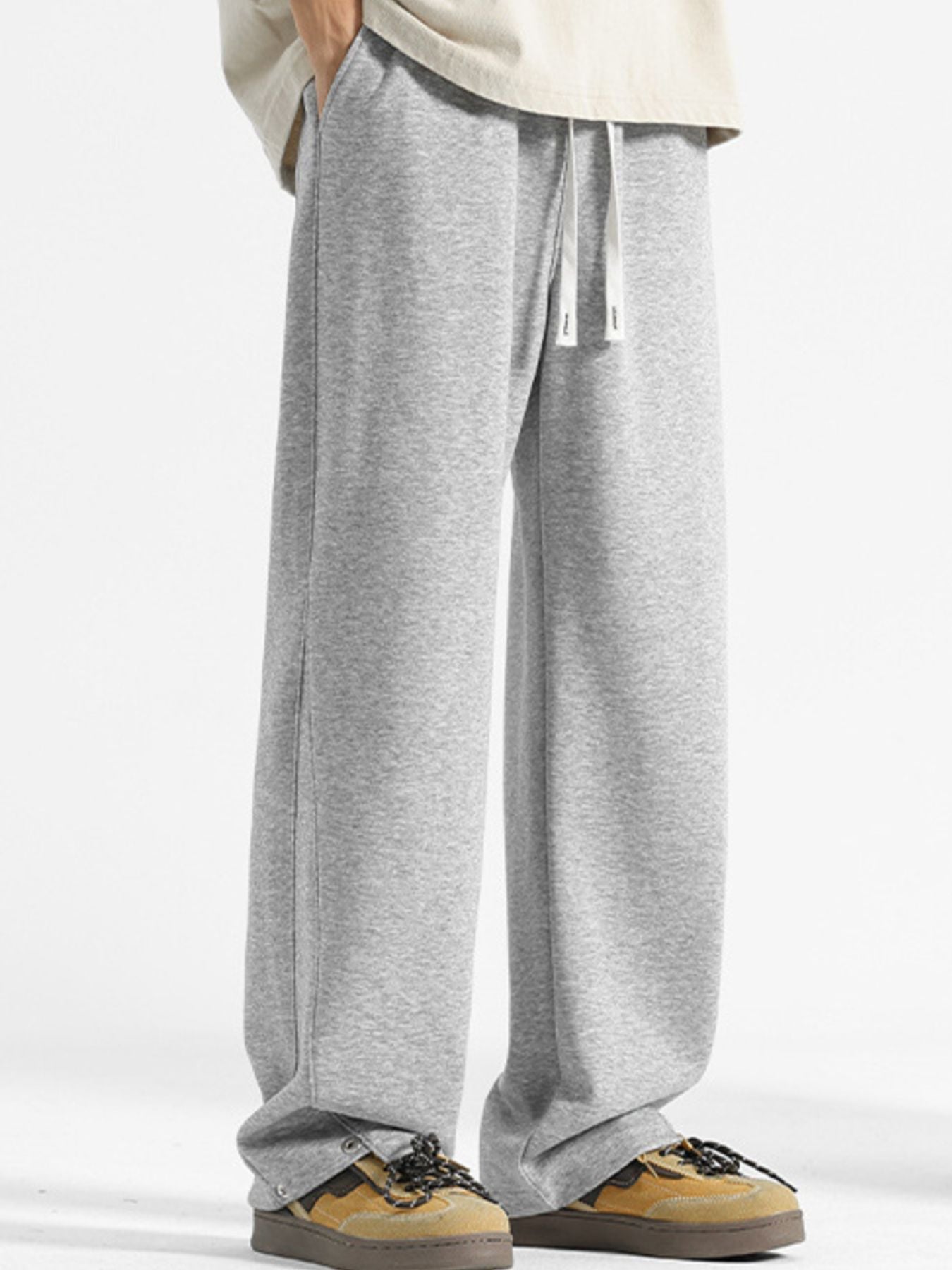 Men's Plus Size Relaxed Fit Drawstring Pants