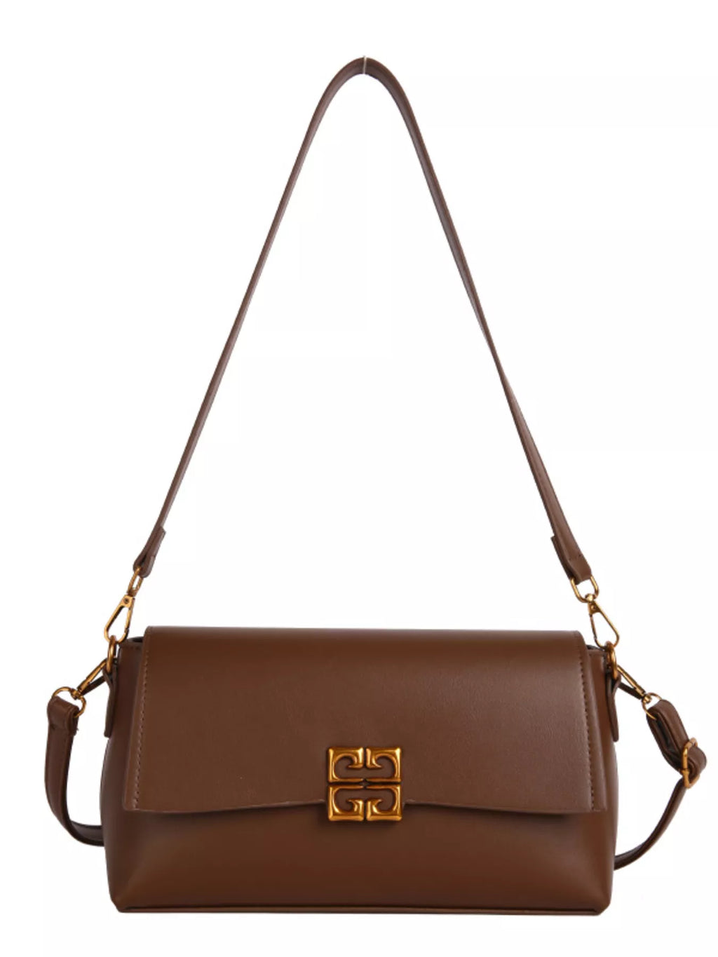 Leather Flap Crossbody Bag