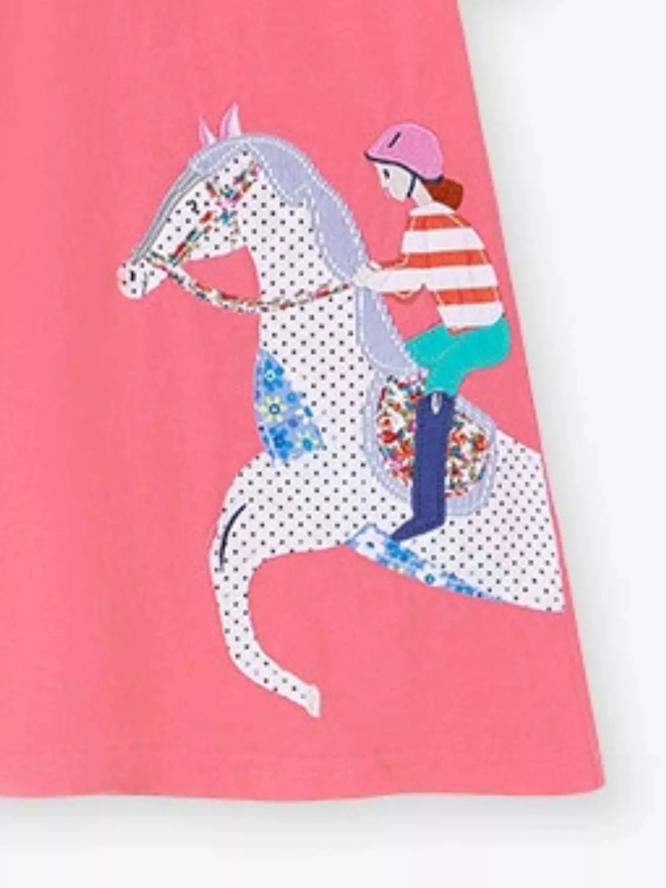 Children's Equestrian Short Sleeve Polo Dress