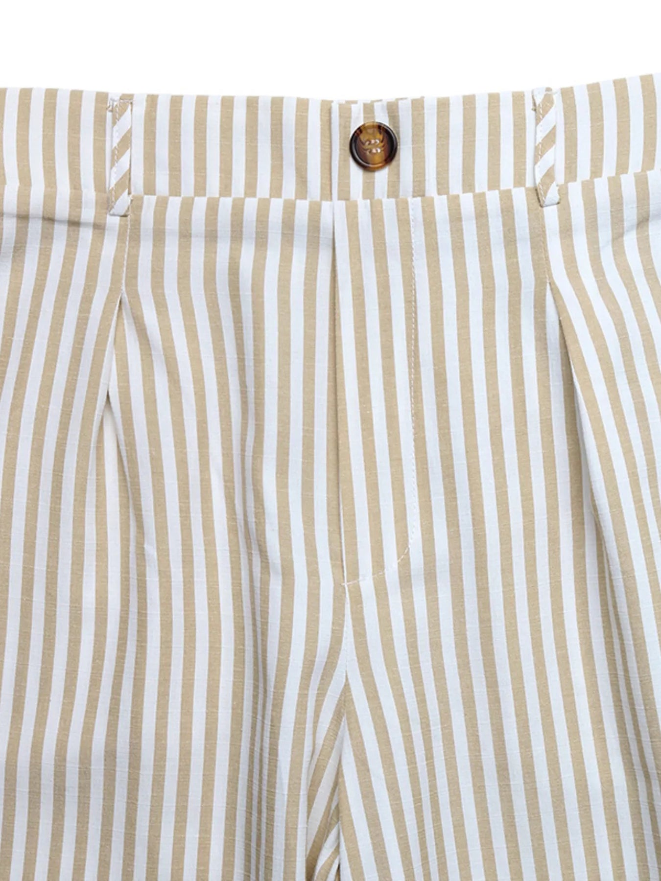 Striped Vest & Wide Leg Pants Set