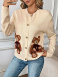 Teddy Bear Button Up Cardigan