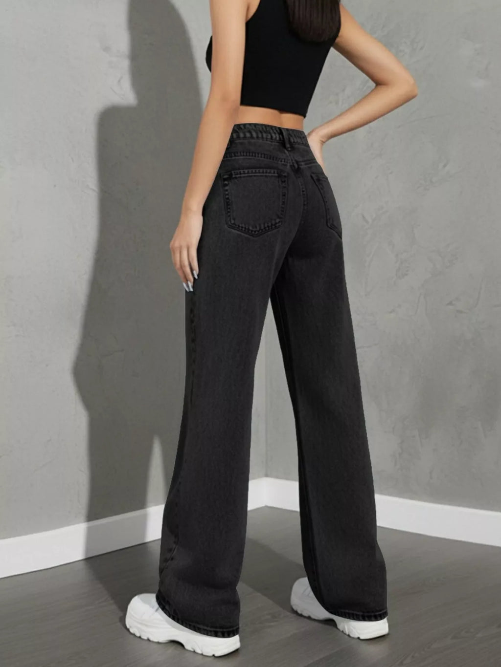 High Waist Wide Leg Jeans