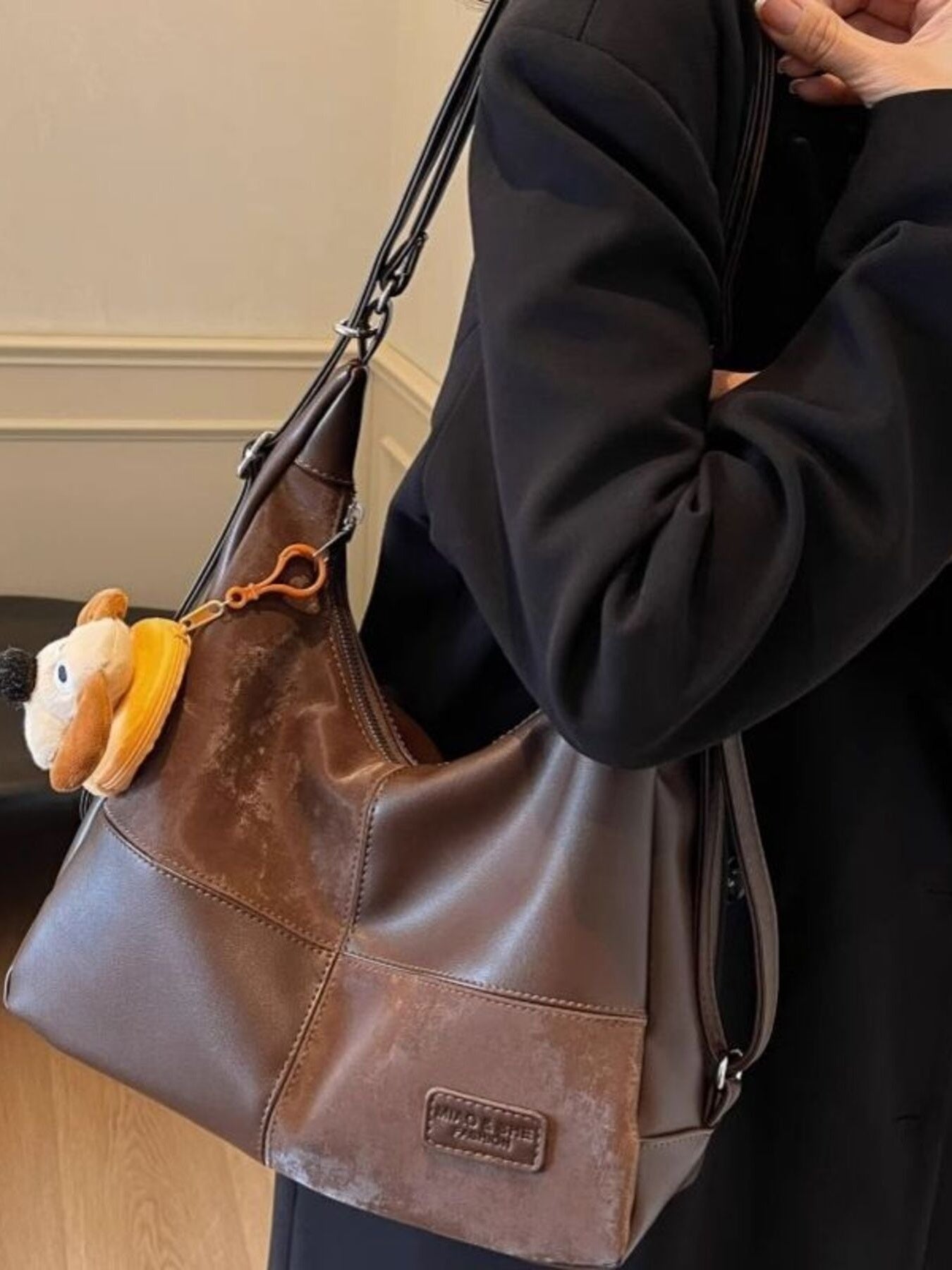 Vintage Style Hobo Shoulder Bag