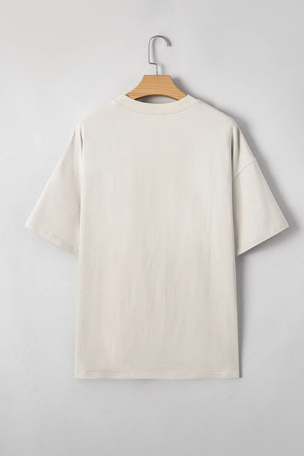 Casual Oversize Bow Drop Shoulder Tunic Casual Tee