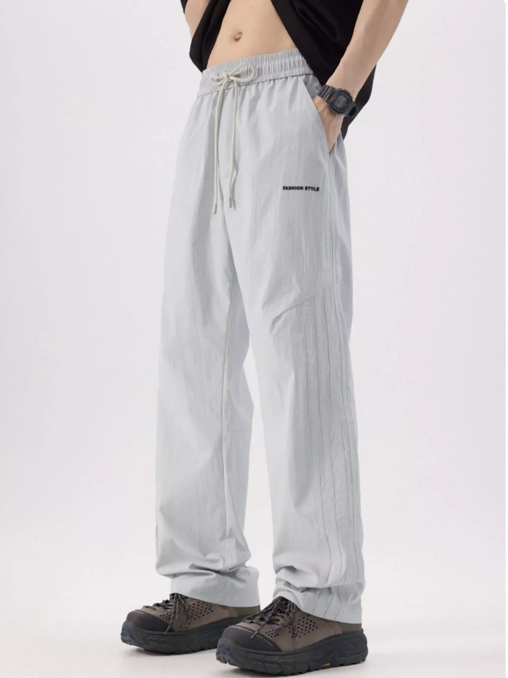Men's Plus Size Wide Leg Pants