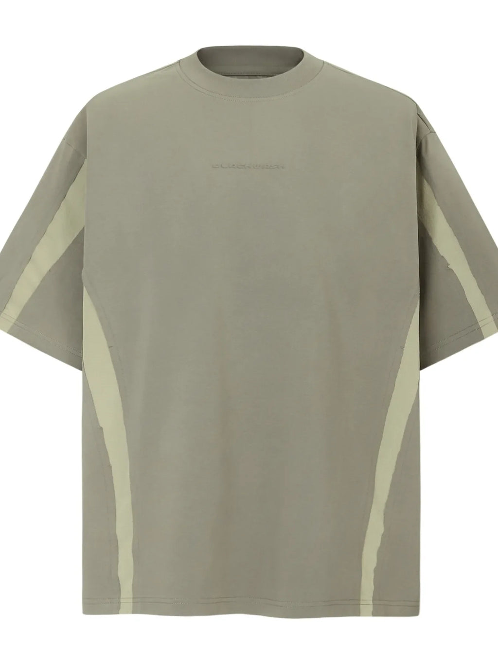 Men's Contrast Round Neck Short Sleeve T-Shirt