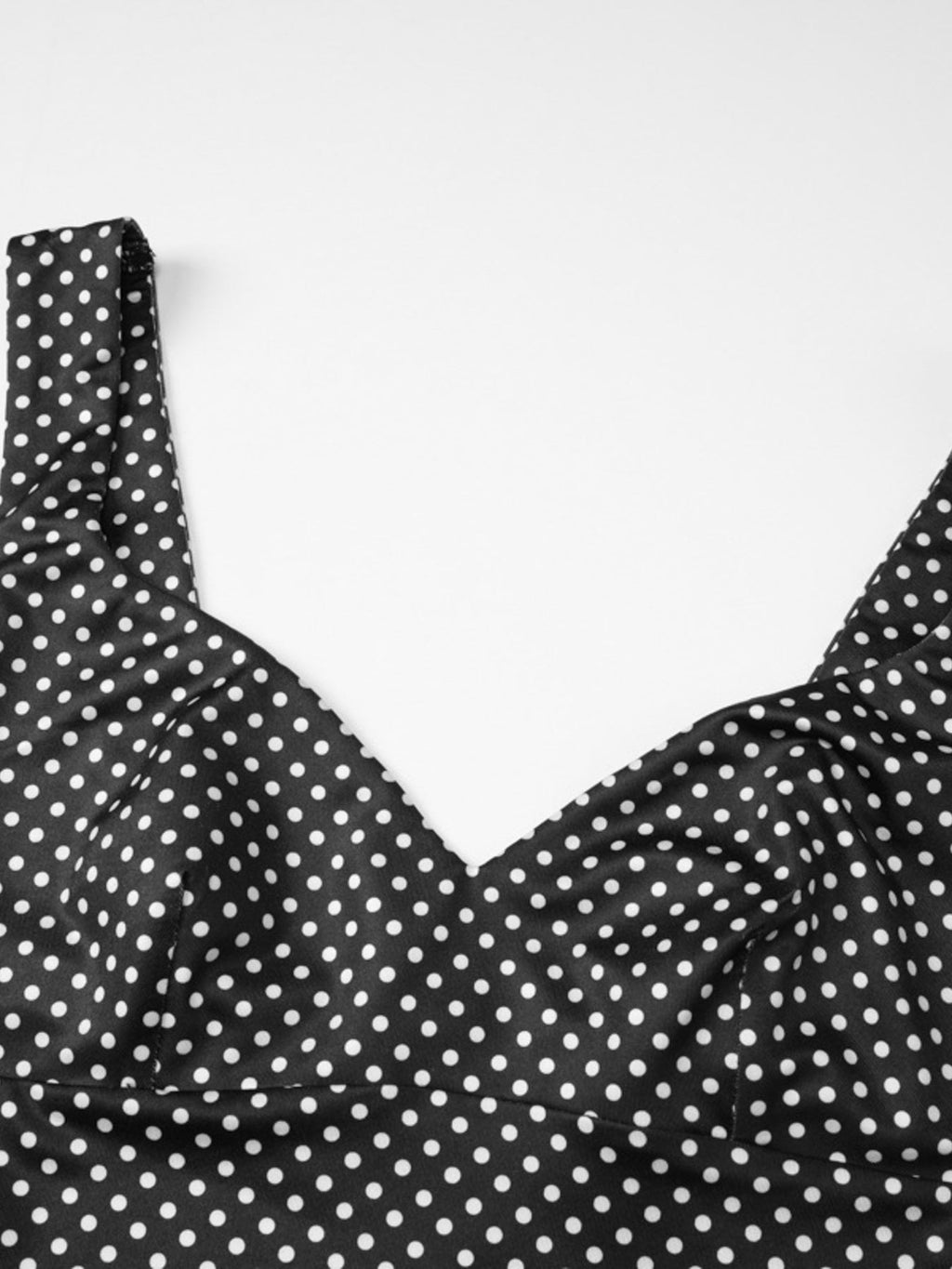 Polka Dot Print Crop Top and Skirt Set