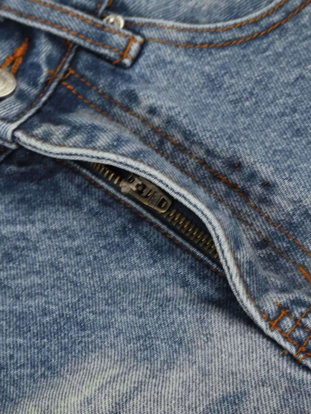 Men's Vintage Wash Wide Leg Denim Capris