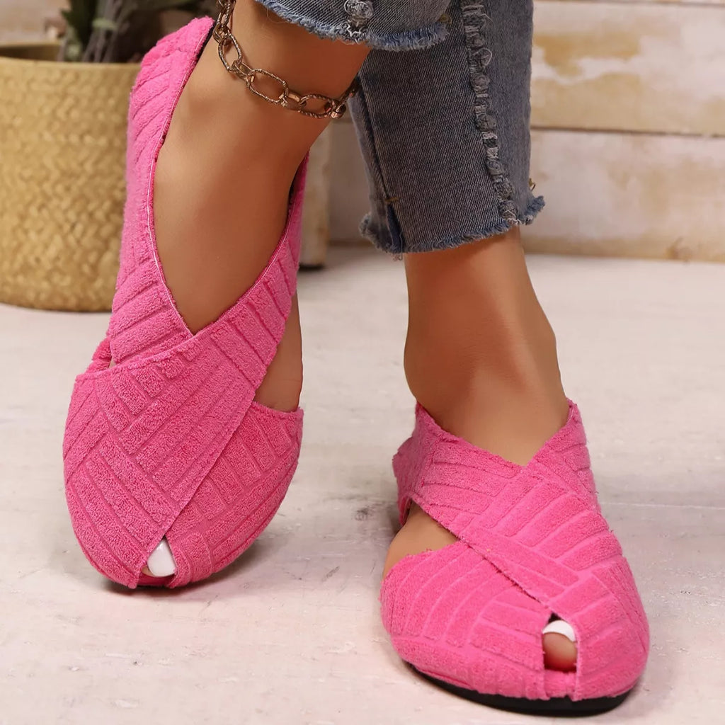 Crisscross Comfortable Fit Sandals