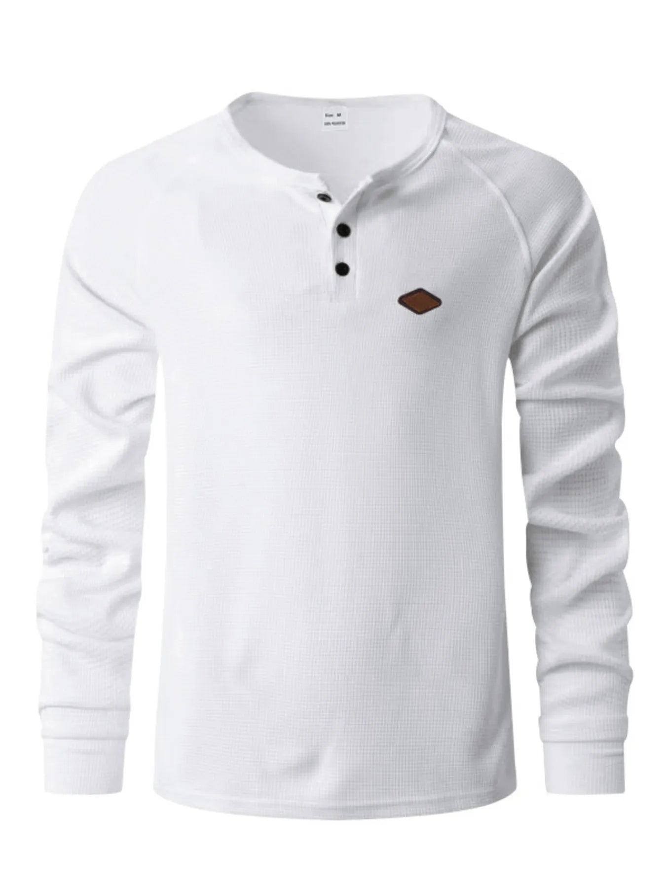 Men's Full Size Button Detail Long Sleeve T-Shirt Plus Size