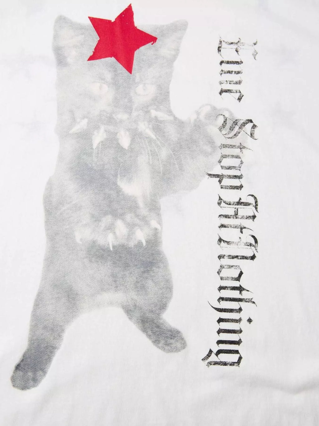 Men's Cat Star Graphic Short Sleeve T-Shirt