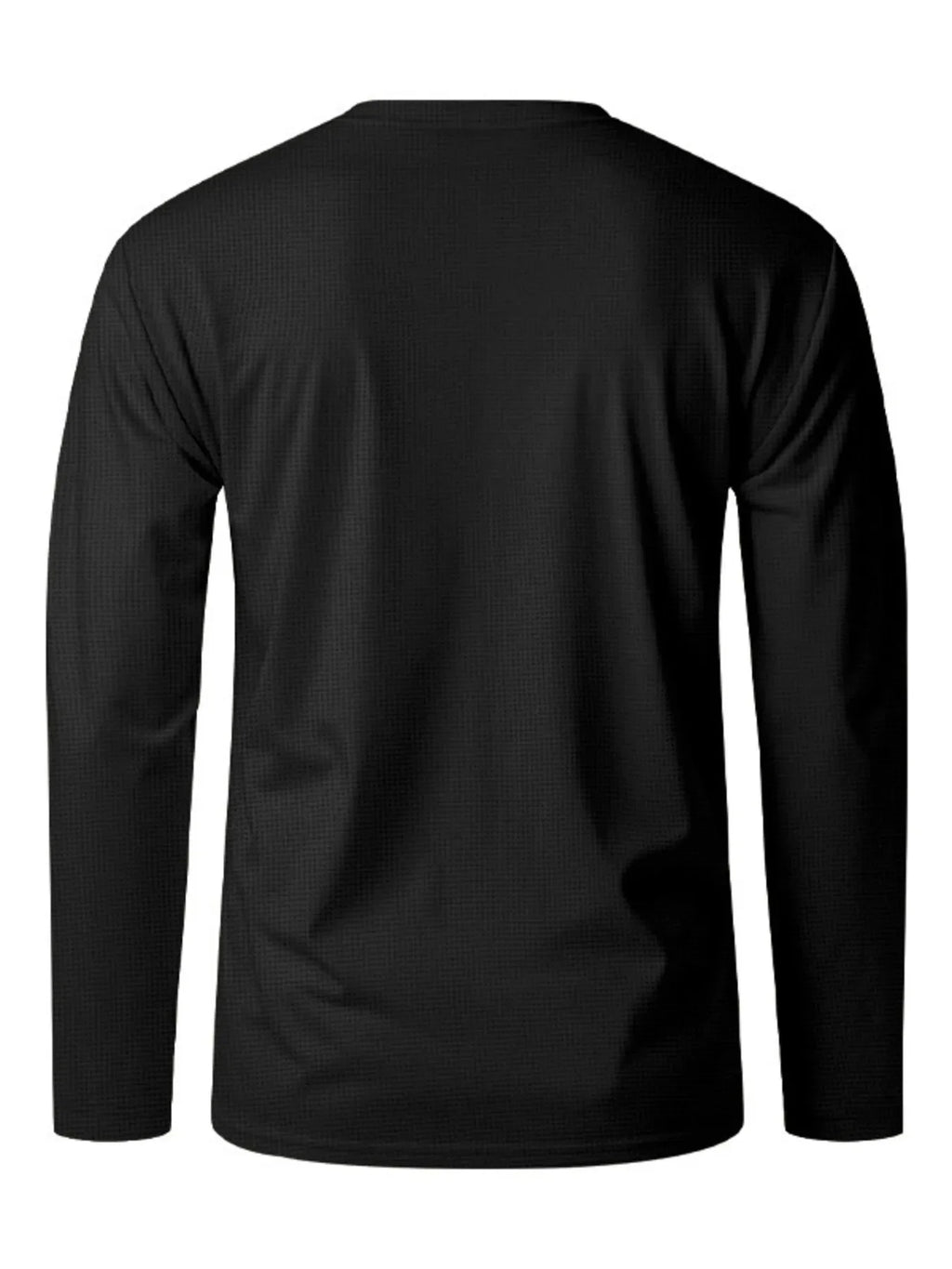 Men's Full Size Button Detail Long Sleeve T-Shirt Plus Size