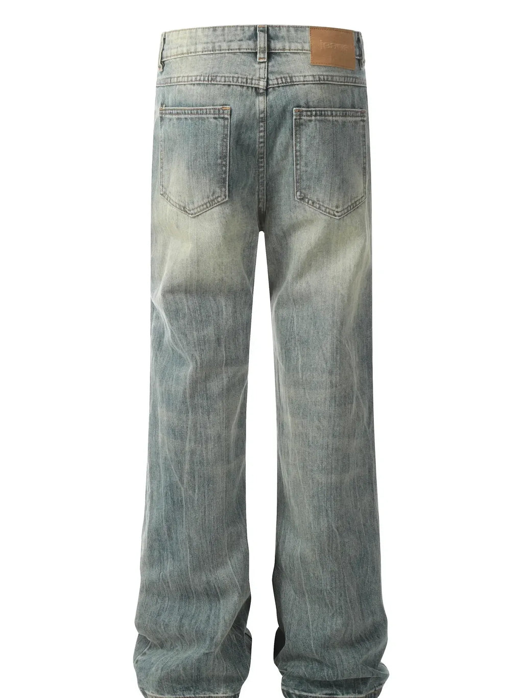 Men's Vintage Wash Straight Leg Jeans