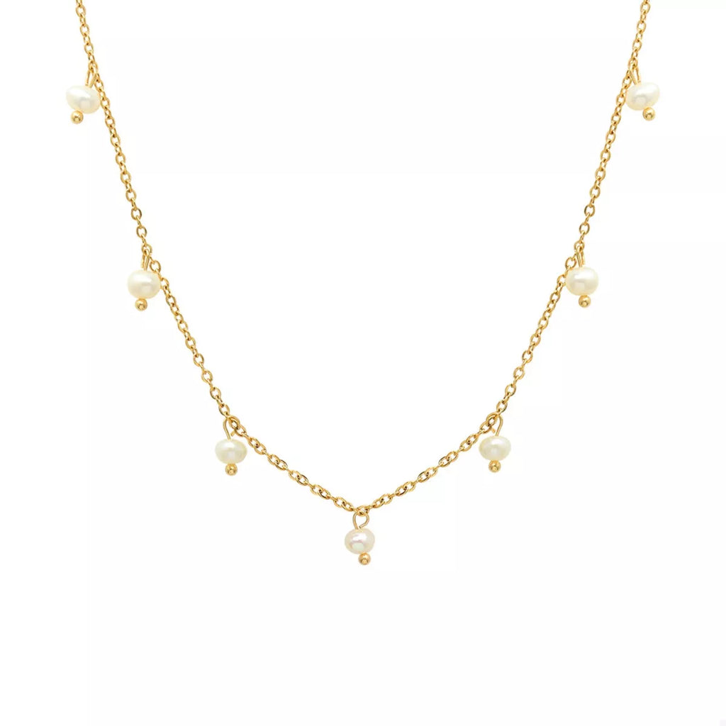 Freshwater Pearl 18K Gold-Plated Necklace