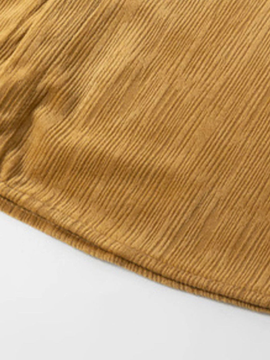 Men's Casual Corduroy Button-Down Shirt