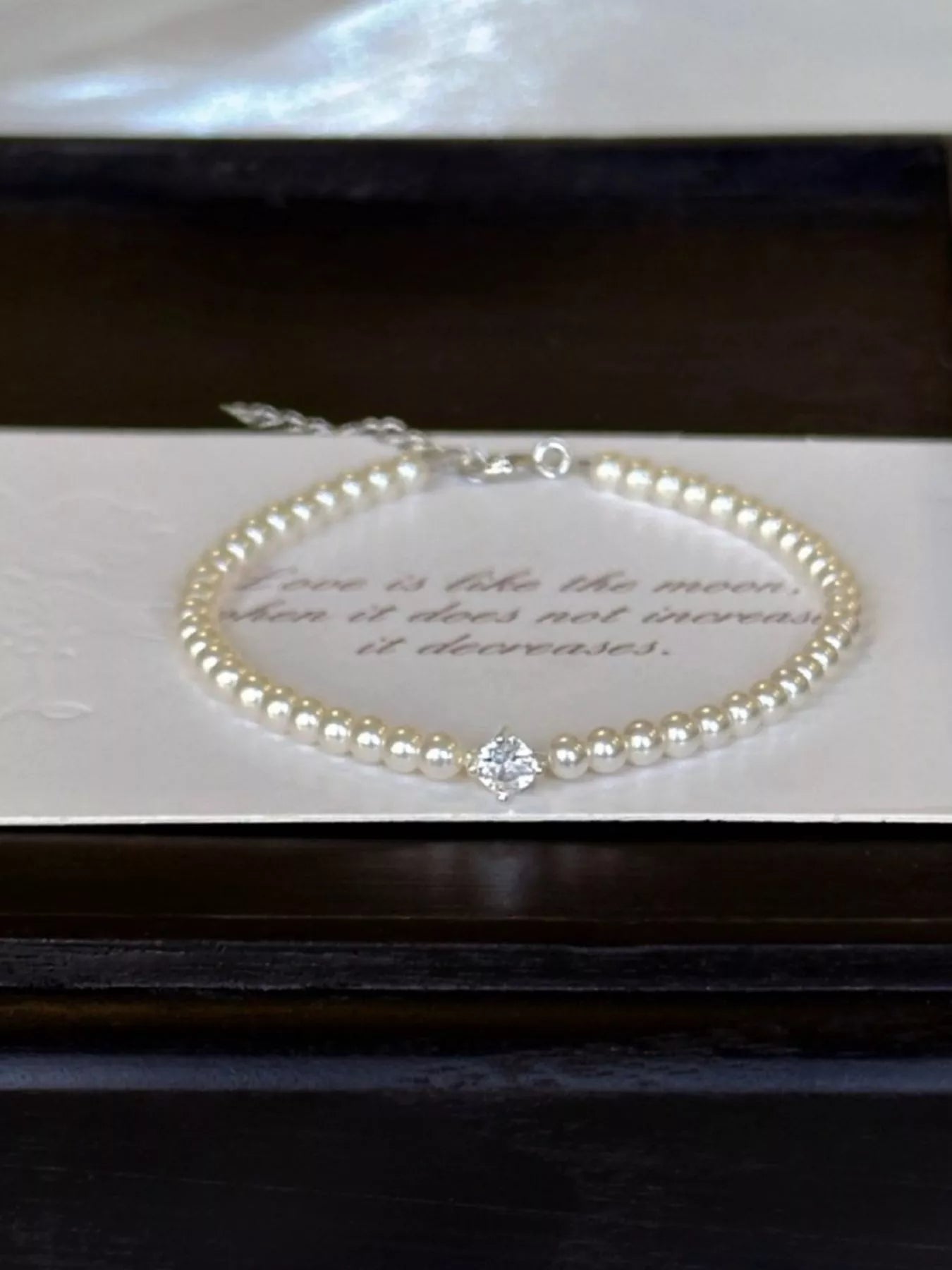 Adjustable Pearl Bracelet