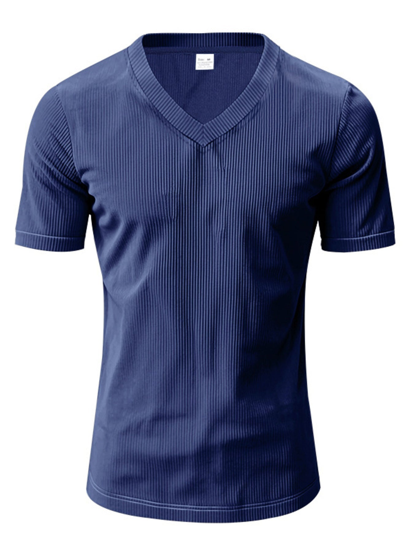 Men's Full Size V-Neck Slim Fit T-Shirt Plus Size