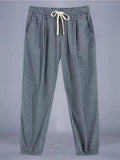 Men's Plus Size Drawstring Loose Fit Pants