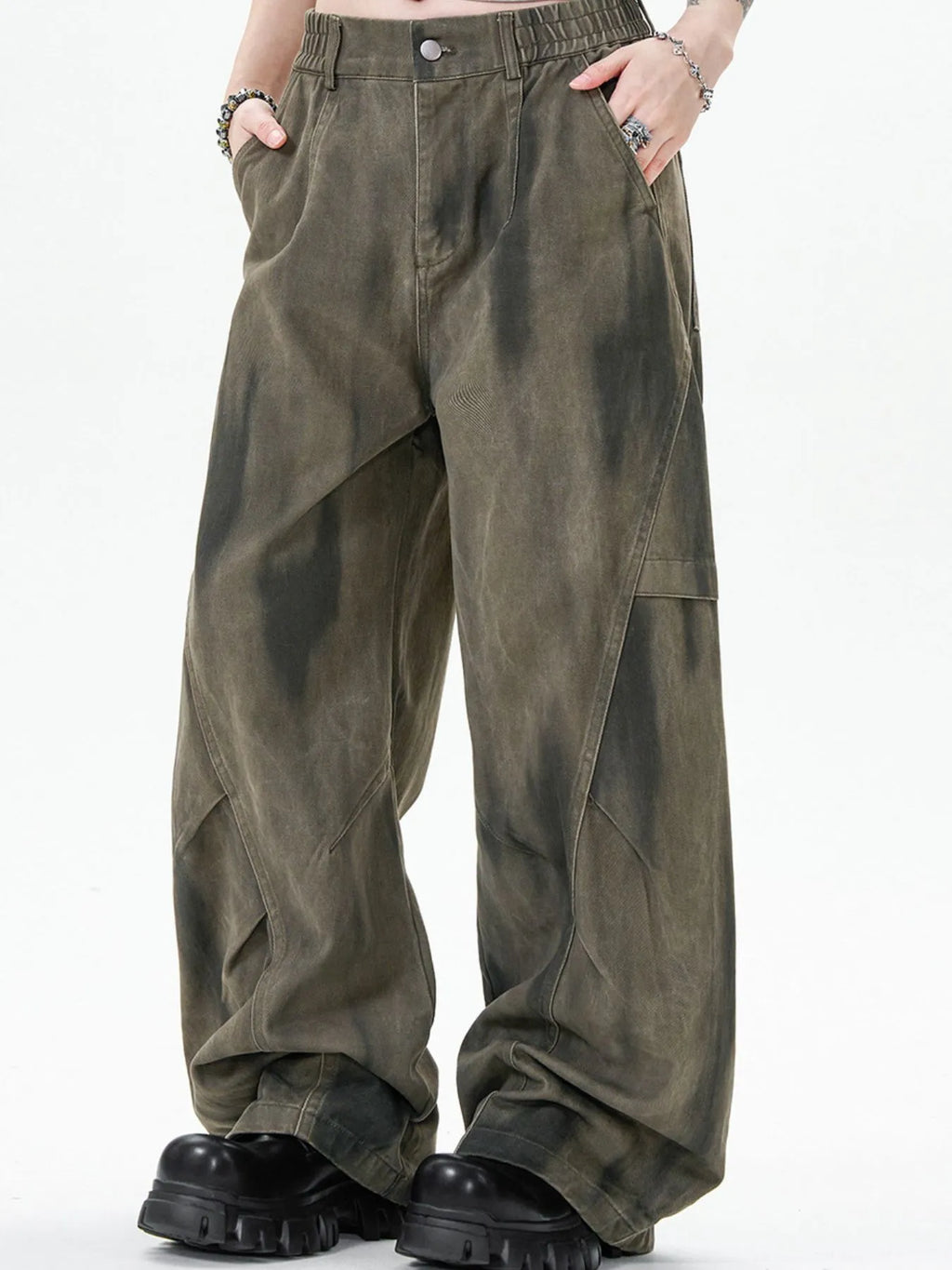 Men's Wide Leg Casual Pants