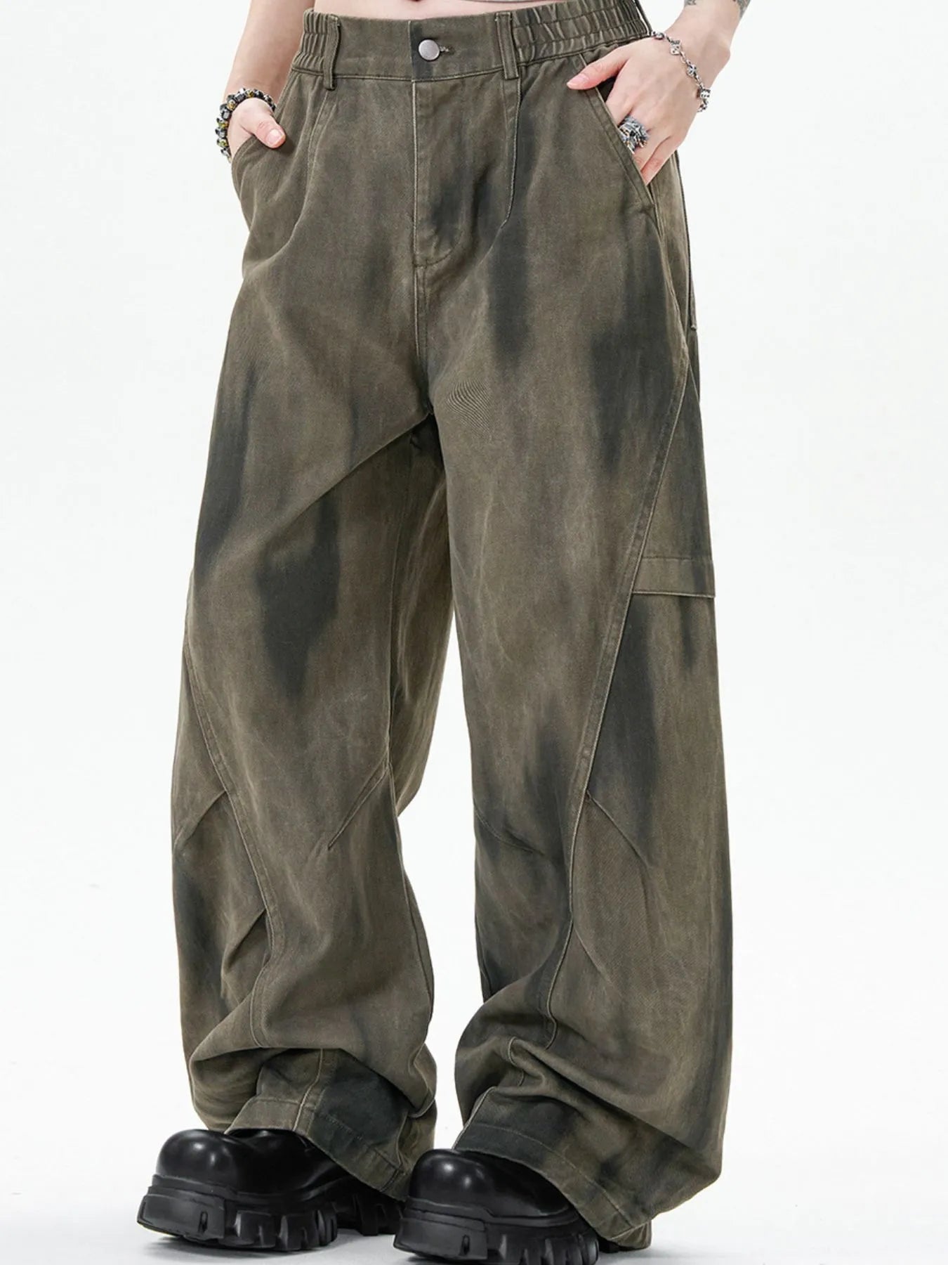 Men's Wide Leg Casual Pants