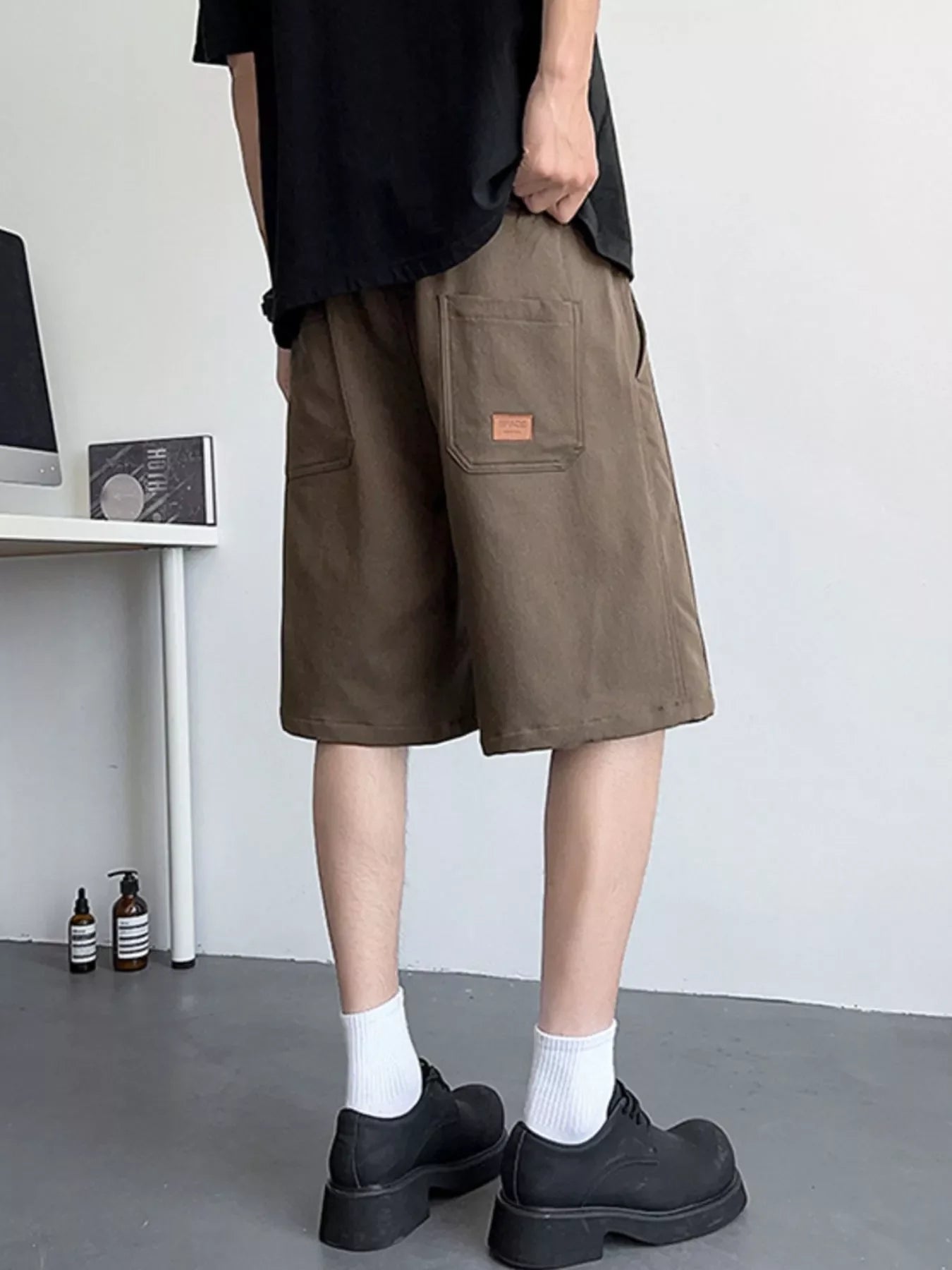 Men's Plus Size Casual Drawstring Shorts