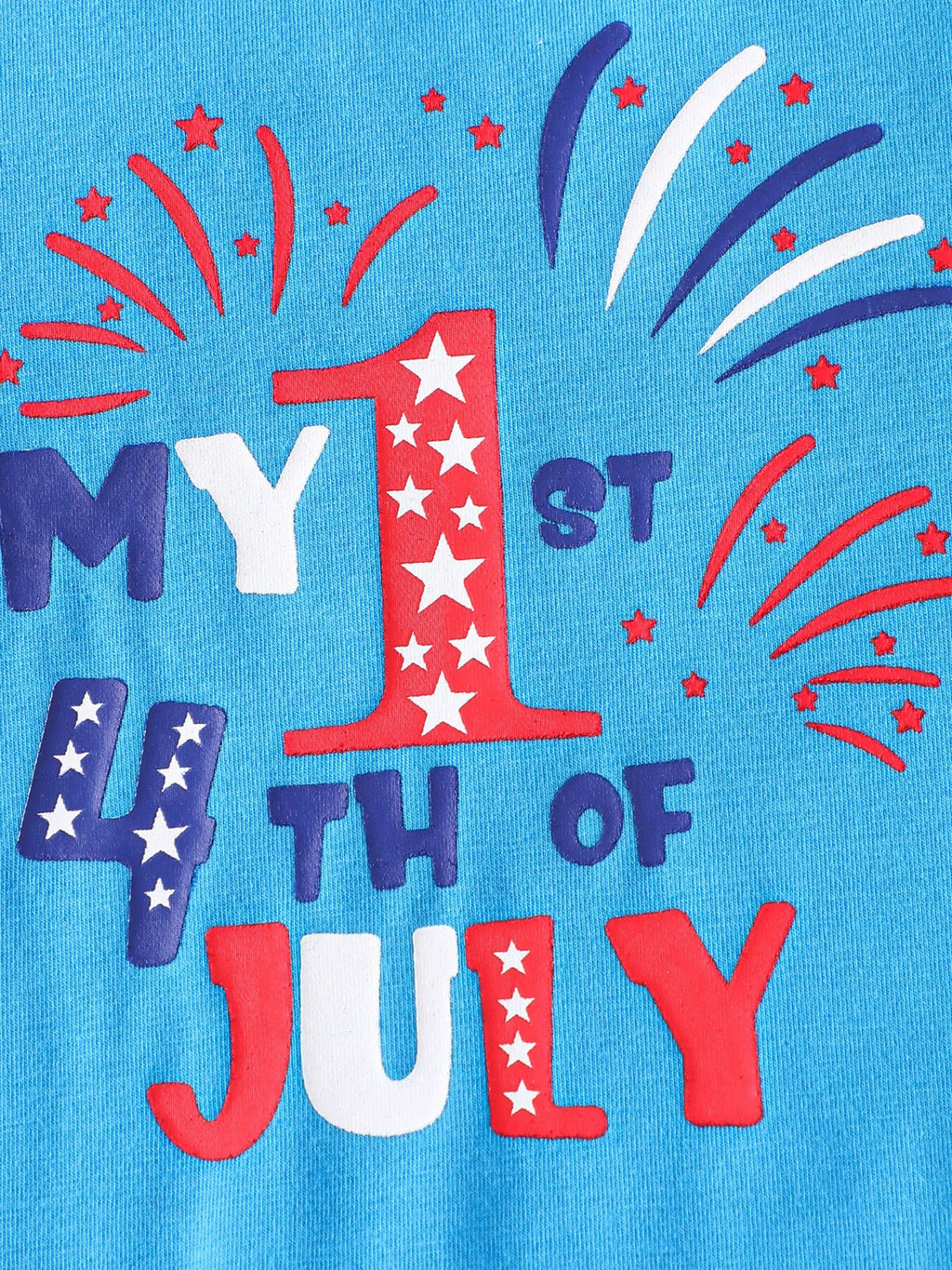 Children's Independence Day Print Outfit Set