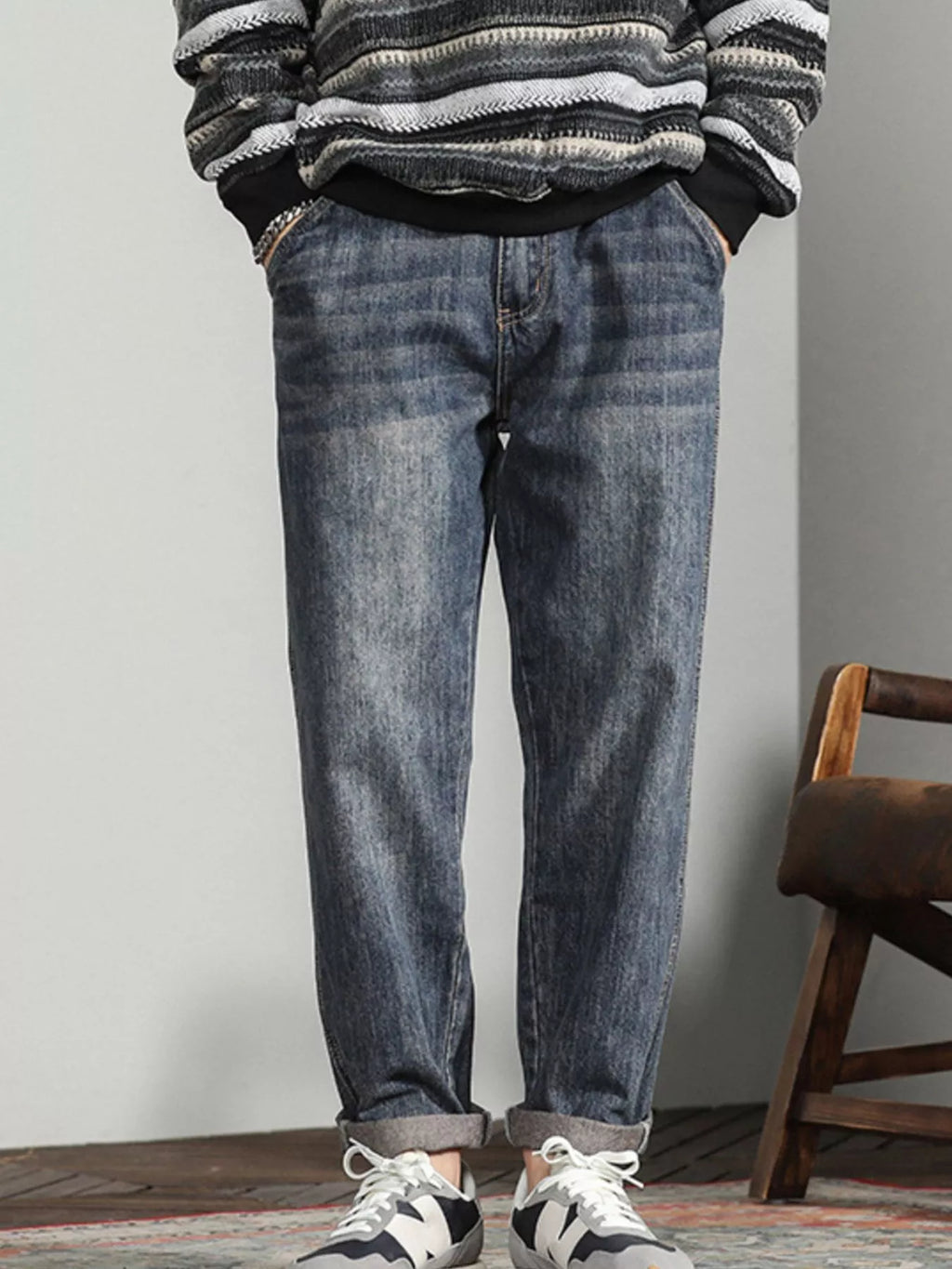 Men's Wide Leg Jeans