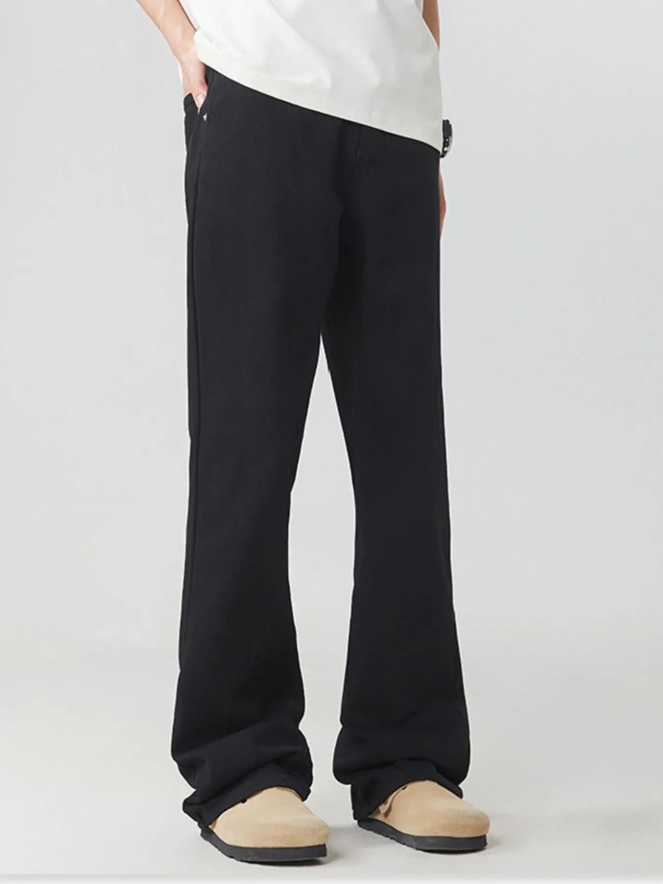 Men's Full Size Round Neck Short Sleeve Jeans Plus Size