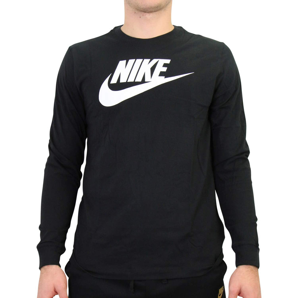 Nike Mens NSW Long Sleeve TEE ICON Futura T-Shirts CI6291-063 Size M