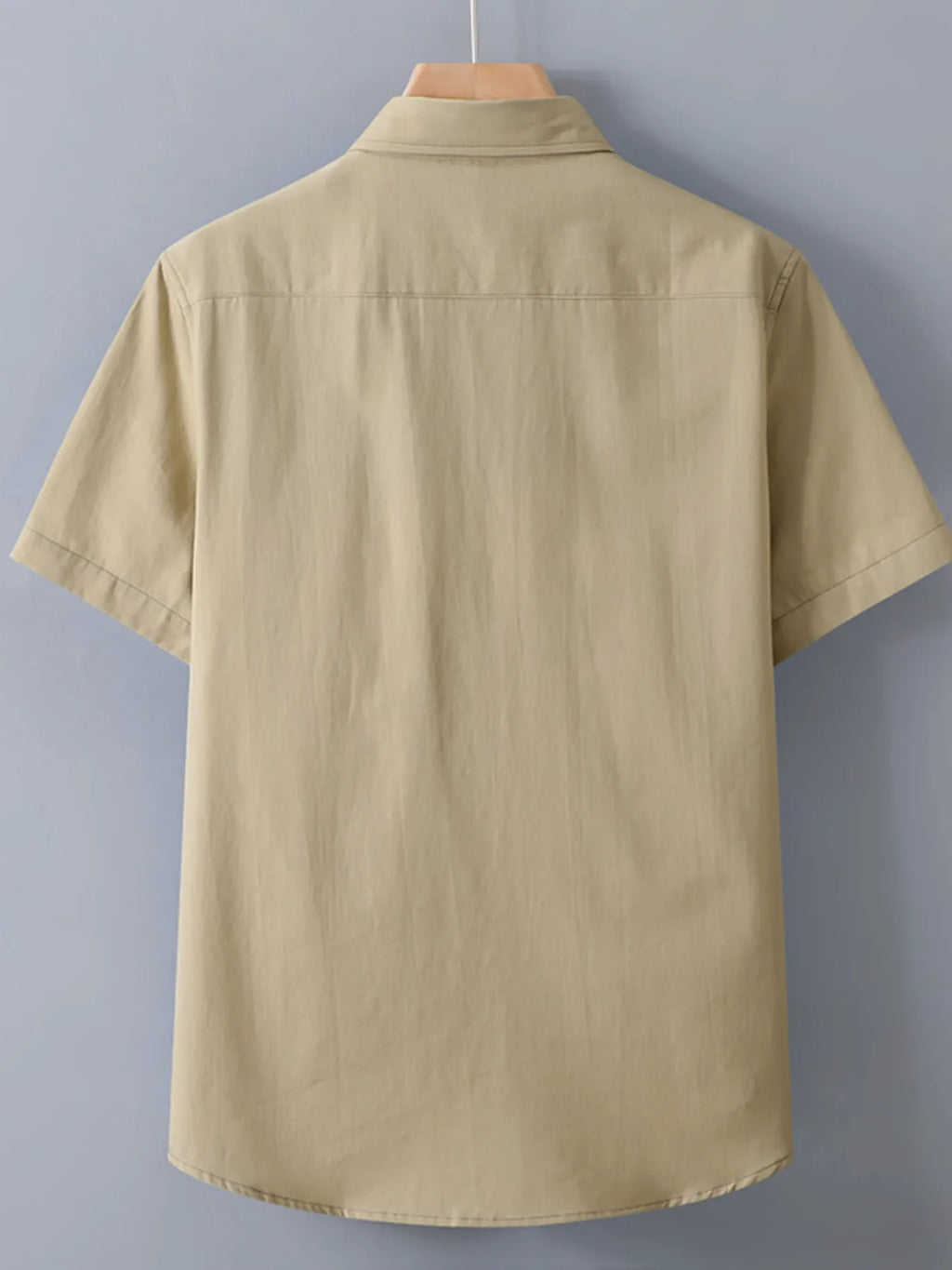 Men's Plus Size Button Up Short Sleeve Shirt