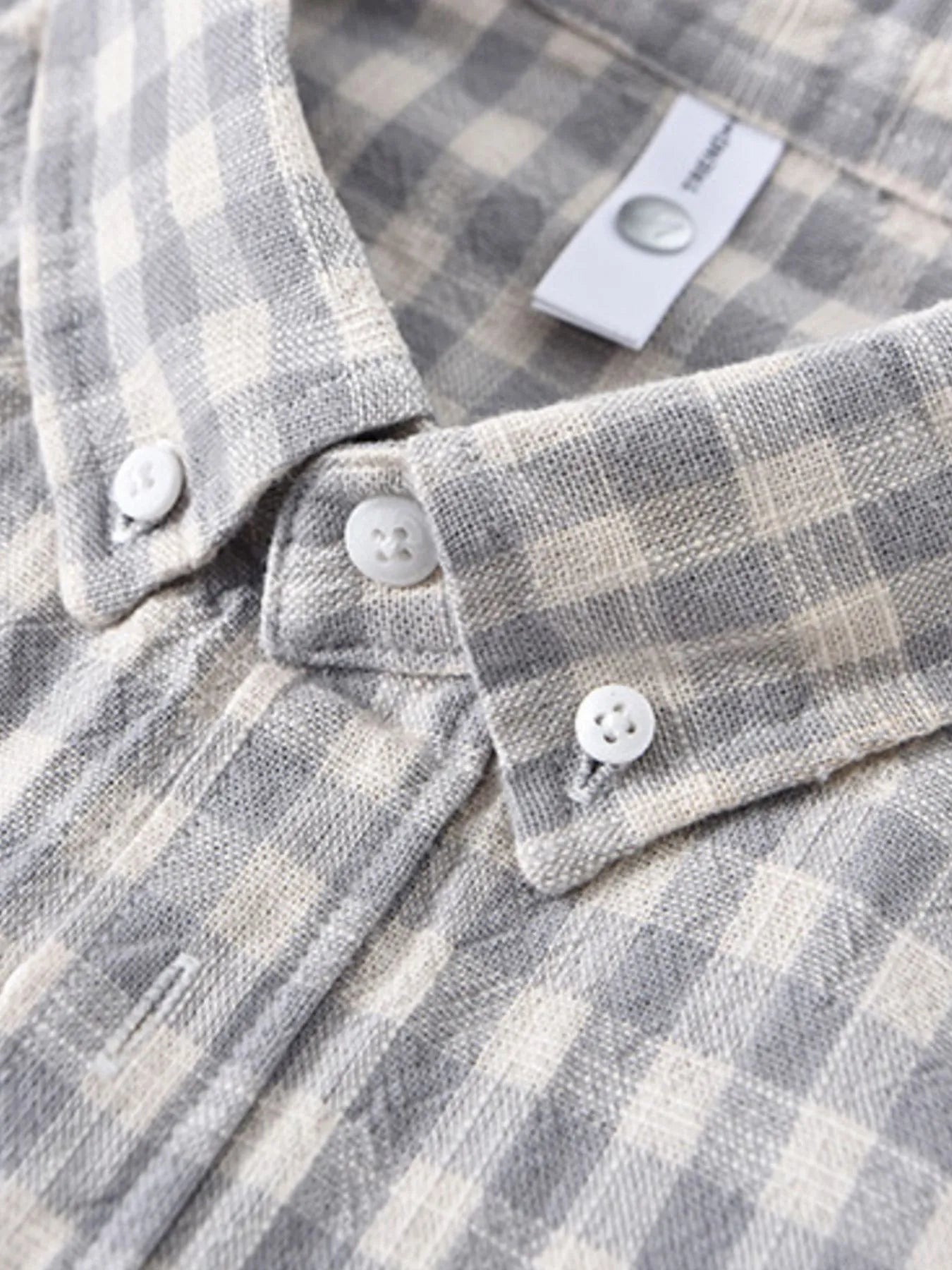 Men's Plus Size Plaid Button Up Long Sleeve Shirt
