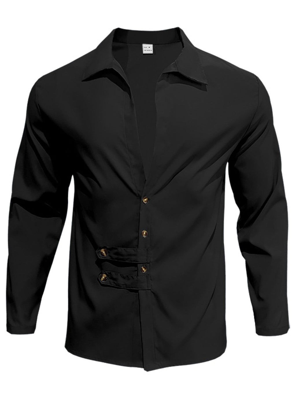 Men's Full Size Casual Button-Up Shirt Plus Size