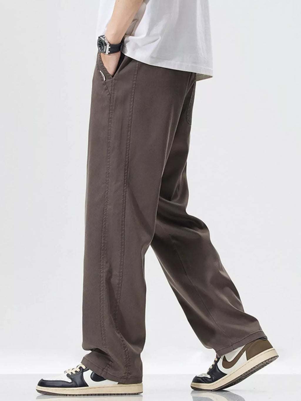 Men's Full Size Wide Leg Cargo Utility Pants Plus Size
