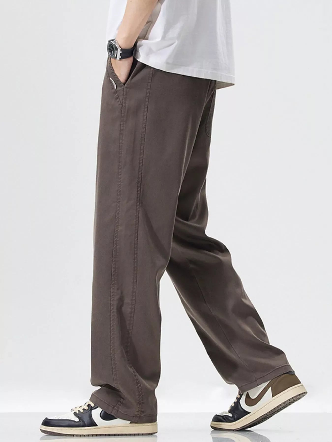 Men's Full Size Wide Leg Cargo Utility Pants Plus Size