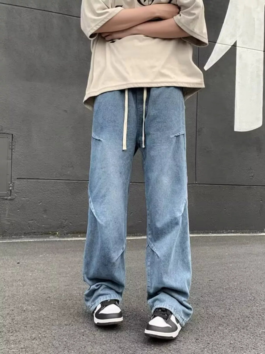 Men's Full Size Loose Fit Jeans Plus Size